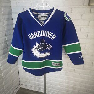 Reebok Youth's Size L/XL Vancouver Canucks NHL V-neck Jersey